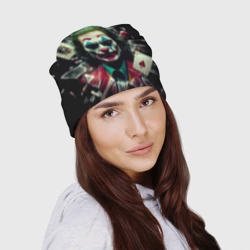 Шапка 3D Джокер - разбитое стекло - фото 2