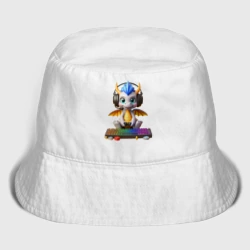 Детская панама хлопок Прикольный дракоша - заядлый геймер