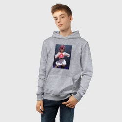 Детская толстовка хлопок Дандадан Момо фаербол  - фото 2