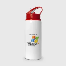 Бутылка для воды с трубочкой Предназначен для windows xp