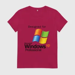 Женская футболка хлопок Предназначен для windows xp