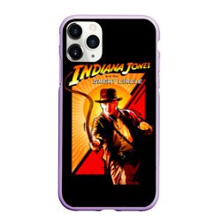 Чехол для iPhone 11 Pro Max матовый Indiana Jones and the Great Circle