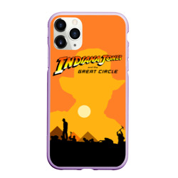Чехол для iPhone 11 Pro Max матовый Indiana Jones and the Great Circle
