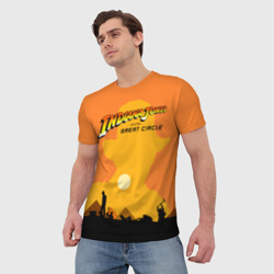 Мужская футболка 3D Indiana Jones and the Great Circle - фото 2