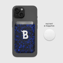 Картхолдер Magsafe магнитный Beastars blue energy - фото 2