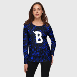 Женский лонгслив 3D Beastars blue energy - фото 2