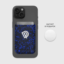 Картхолдер Magsafe магнитный Deep Purple blue energy - фото 2