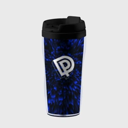 Термокружка-непроливайка Deep Purple blue energy