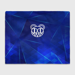 Плед 3D Radiohead blue poly