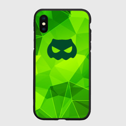 Чехол для iPhone XS Max матовый DanMachi green poly