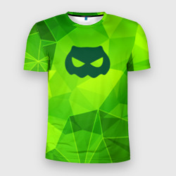 Мужская футболка 3D Slim DanMachi green poly