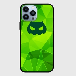 Чехол для iPhone 13 Pro Max DanMachi green poly