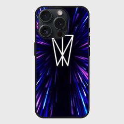 Чехол силиконовый для Apple iPhone 15 Pro матовый Within Temptation neon energy