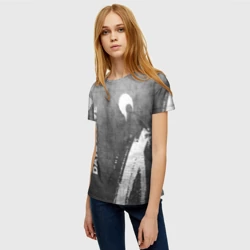 Женская футболка 3D Date A Live - grey gradient вертикально - фото 2