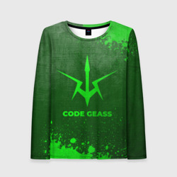 Женский лонгслив 3D Code Geass - green gradient