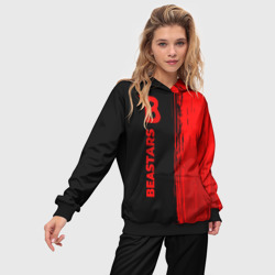 Женский костюм с толстовкой 3D Beastars - red gradient по-вертикали - фото 2