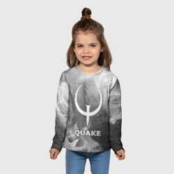 Детский лонгслив 3D Quake - grey gradient - фото 2