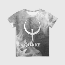 Детская футболка 3D Quake - grey gradient