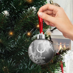 Ёлочный шар Quake - grey gradient - фото 2