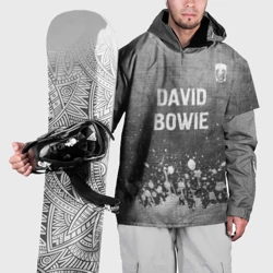 Накидка на куртку 3D David Bowie - grey gradient посередине