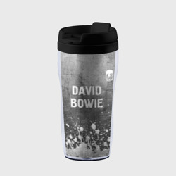 Термокружка-непроливайка David Bowie - grey gradient посередине