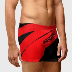 Мужские трусы 3D Cybersport красно-чёрный - фото 2