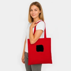 Шоппер BioNature Минималист мужчина -  черный квадрат для пары - фото 2