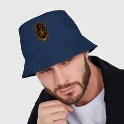 Мужская панама хлопок Знак зодиака скорпион винтаж - фото 2