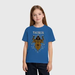 Детская футболка хлопок Знак зодиака телец винтаж - фото 2