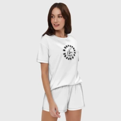 Женская пижама с шортиками хлопок В интернете я круче - фото 2