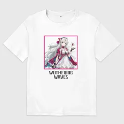 Женская футболка хлопок Oversize Карлотта