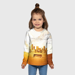 Детский лонгслив 3D Civilization VII            - фото 2
