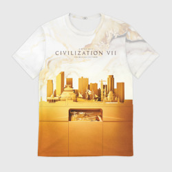 Мужская футболка 3D Civilization VII           
