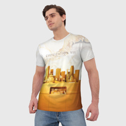 Мужская футболка 3D Civilization VII            - фото 2