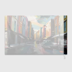 Флаг 3D Улица в стиле экспрессионизм - фото 2