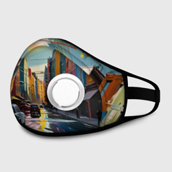 Маска из неопрена Улица в стиле экспрессионизм