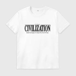 Мужская футболка хлопок Civilization - game