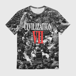 Мужская футболка 3D Civilization VII           