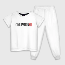 Детская пижама хлопок Civilization VII           