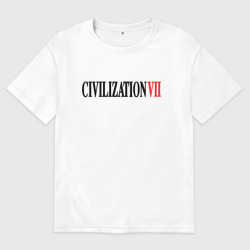 Женская футболка хлопок Oversize Civilization VII