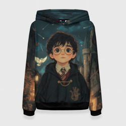 Женская толстовка 3D Гарри Поттер и замки