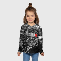 Детский лонгслив 3D Civilization VII            - фото 2