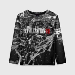 Детский лонгслив 3D Civilization VII           