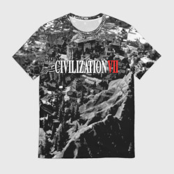 Мужская футболка 3D Civilization VII           