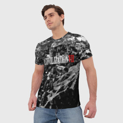 Мужская футболка 3D Civilization VII            - фото 2