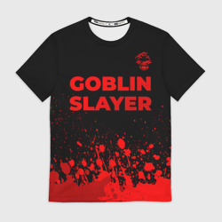 Мужская футболка 3D Goblin Slayer - red gradient посередине