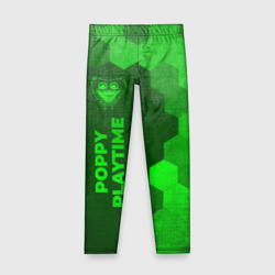 Детские леггинсы 3D Poppy Playtime - green gradient по-вертикали