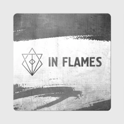 Магнит виниловый Квадрат In Flames - white gradient по-горизонтали