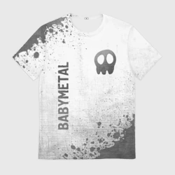Мужская футболка 3D Babymetal - white gradient вертикально
