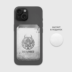 Картхолдер Magsafe магнитный Disturbed - white gradient - фото 2